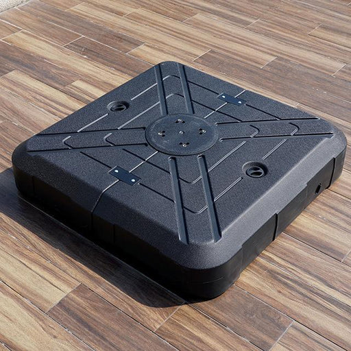 Fera 10 Ft Round Umbrella w/ LED Bulb + 37" Large Base - Orlando Furniture Outlet (Casselberry,FL)