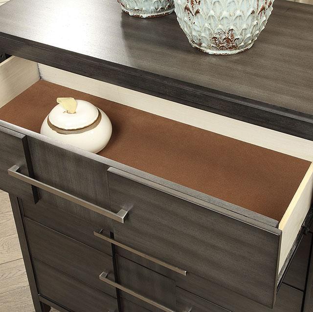 Berenice Gray Chest - Orlando Furniture Outlet (Casselberry,FL)