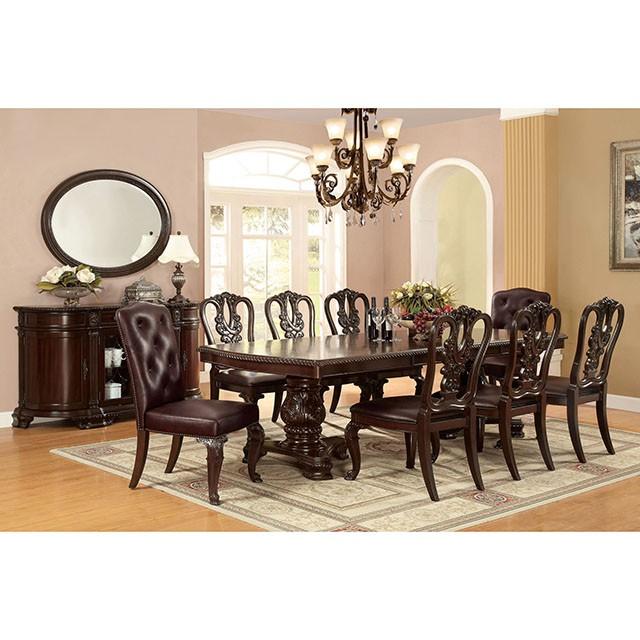Bellagio Brown Cherry Wooden Side Chair (2/CTN) - Orlando Furniture Outlet (Casselberry,FL)