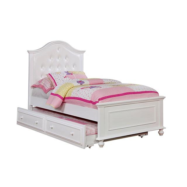 OLIVIA White Full & Twin Bed