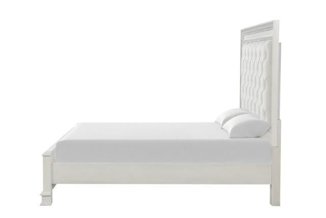 Stella Mia 4 Pc 5 Pc Queen Bedroom Set White - Orlando Furniture Outlet (Casselberry,FL)