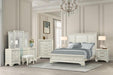 Stella Mia 4 Pc 5 Pc Queen Bedroom Set White - Orlando Furniture Outlet (Casselberry,FL)