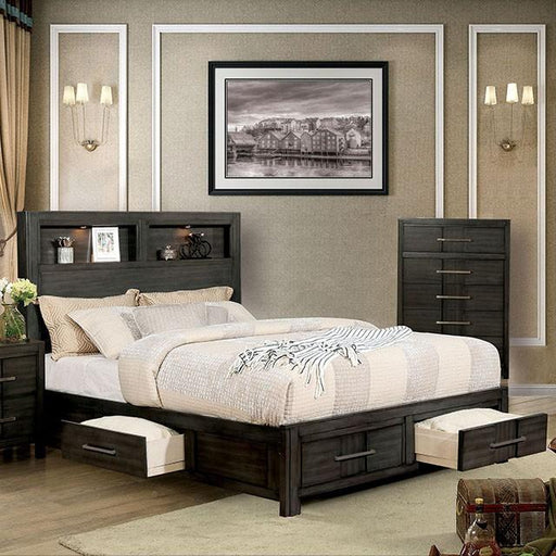 KARLA E.King Bed, Gray image