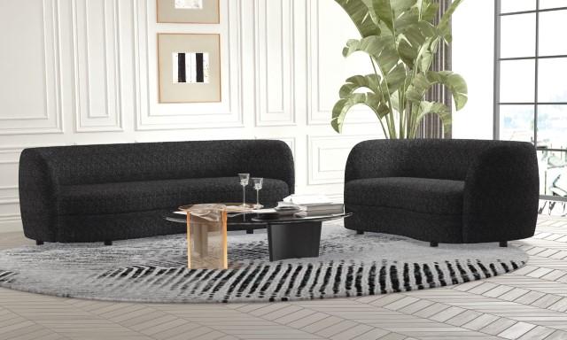 VERSOIX Sofa, Black - Orlando Furniture Outlet (Casselberry,FL)