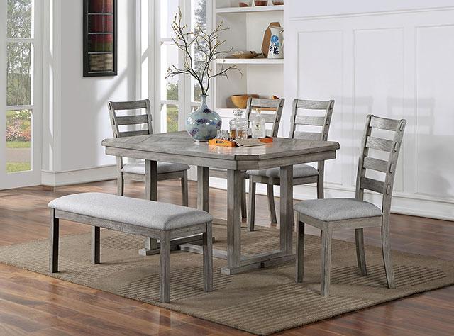 LAQUILA Side Chair (2/CTN), Gray - Orlando Furniture Outlet (Casselberry,FL)