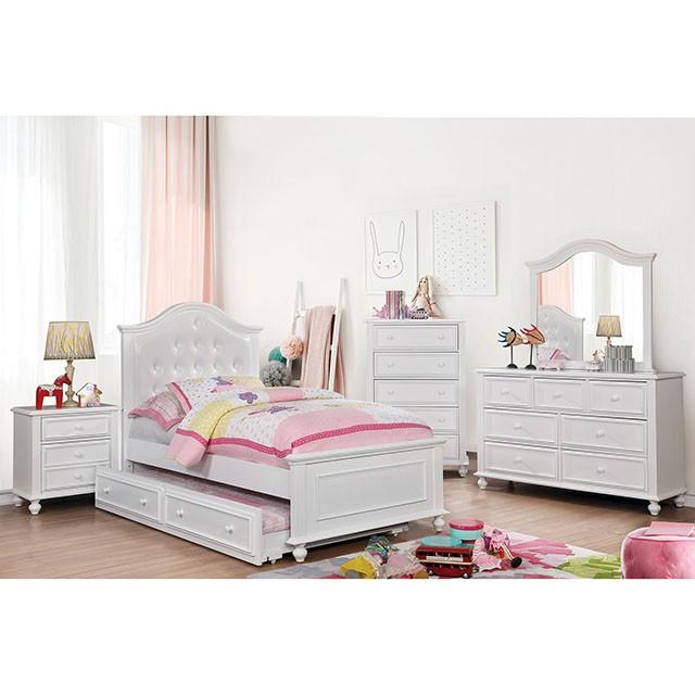 OLIVIA White Mirror - Orlando Furniture Outlet (Casselberry,FL)