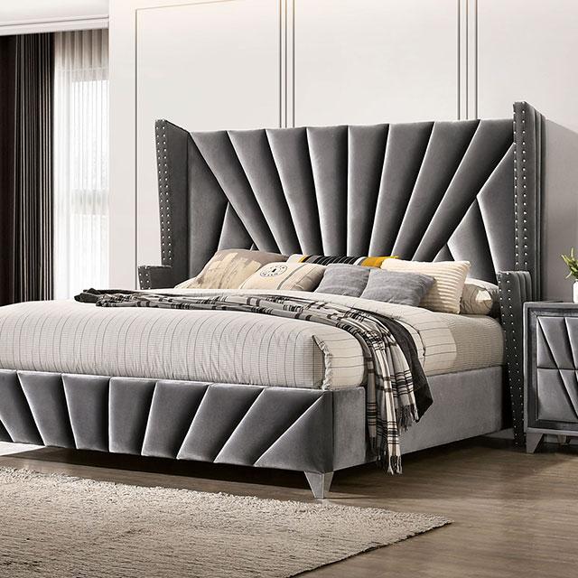 CARISSA Cal.King Bed - Orlando Furniture Outlet (Casselberry,FL)
