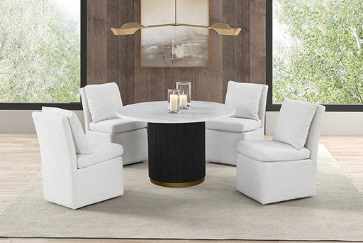 Varde 5 Pc Dining Table Set White - Orlando Furniture Outlet (Casselberry,FL)