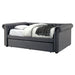 LEANNA Gray Daybed w/ Trundle, Gray - Orlando Furniture Outlet (Casselberry,FL)