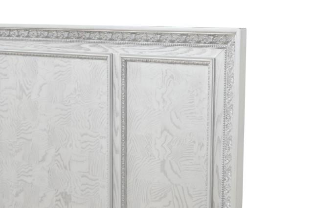 Stella Mia E.King & Queen Bed White & White - Orlando Furniture Outlet (Casselberry,FL)
