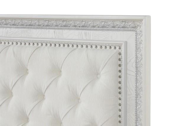 Stella Mia E.King & Queen Bed White & White - Orlando Furniture Outlet (Casselberry,FL)