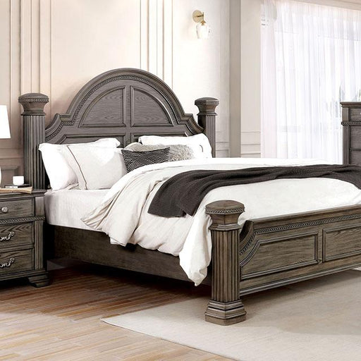 Pamphilos 4 & 5 Piece Queen Bedroom Set Gray & White - Orlando Furniture Outlet (Casselberry,FL)