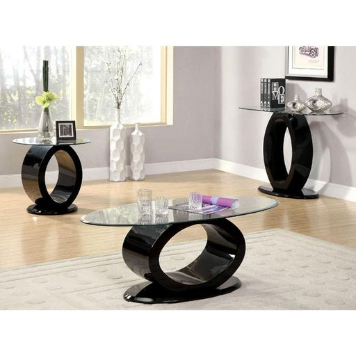 LODIA III Black End Table, Black - Orlando Furniture Outlet (Casselberry,FL)