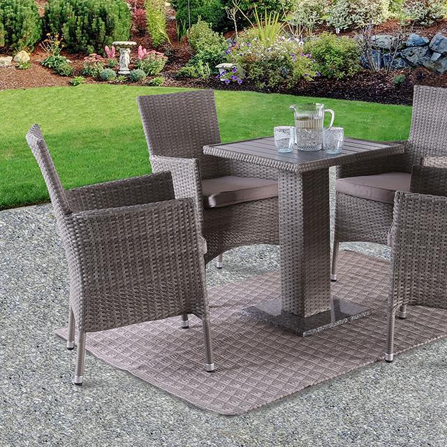 Aminta Patio Bistro Set (3 & 5 PC) - Orlando Furniture Outlet (Casselberry,FL)