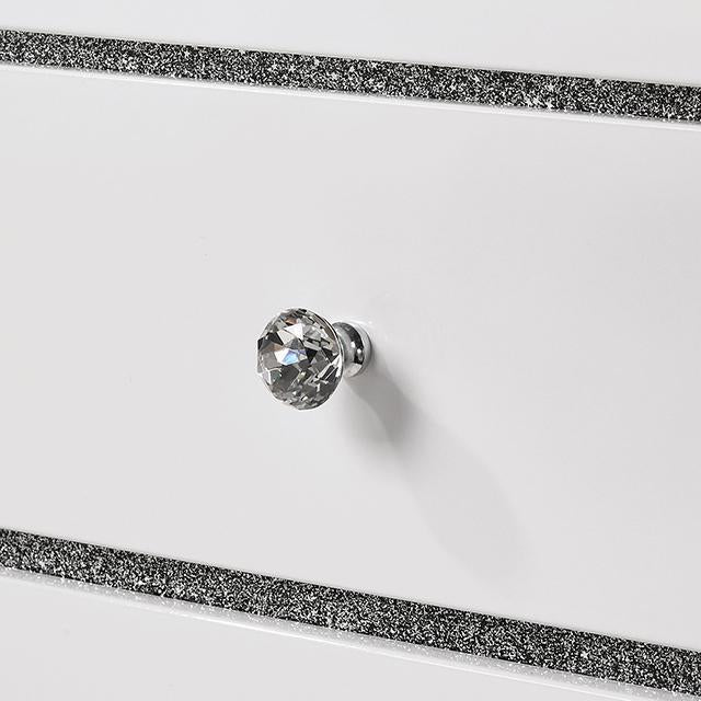 MAGDEBURG Cal.King Bed, Black & White - Orlando Furniture Outlet (Casselberry,FL)