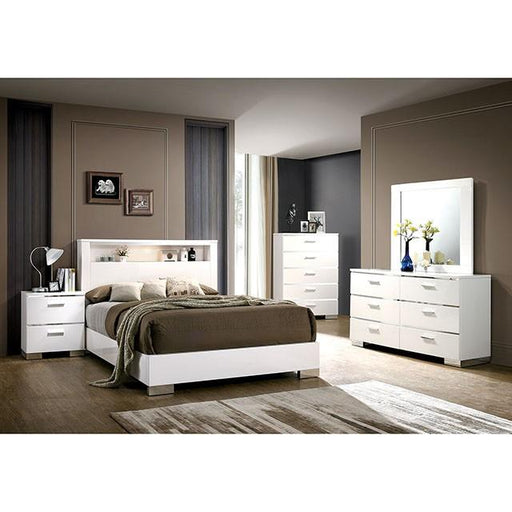 Malte White Mirror - Orlando Furniture Outlet (Casselberry,FL)