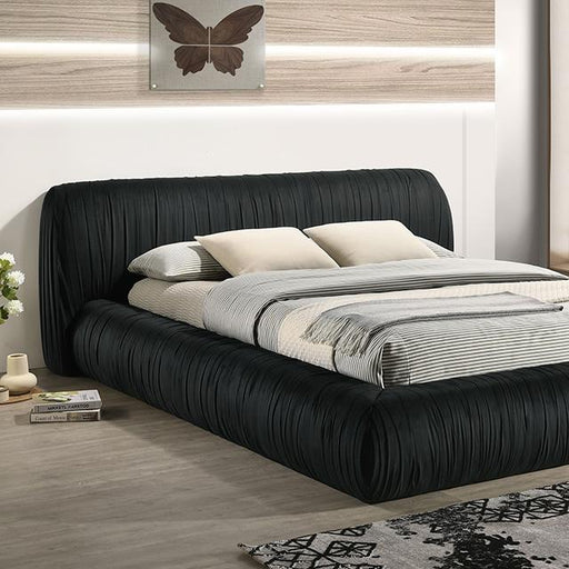 Palmdale Bed Black & Ivory - Orlando Furniture Outlet (Casselberry,FL)