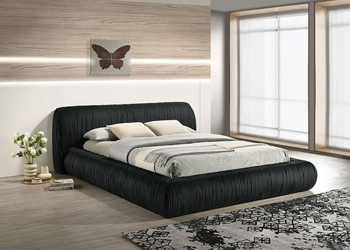 Palmdale Bed Black & Ivory - Orlando Furniture Outlet (Casselberry,FL)
