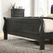 Louis Philippe E.King Bed Black, Cherry, & Gray - Orlando Furniture Outlet (Casselberry,FL)