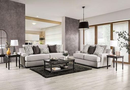 PICOTEE Sofa, Light Gray/Black - Orlando Furniture Outlet (Casselberry,FL)