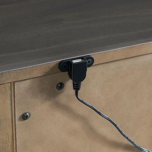 ALAINA Night Stand With USB Plug - Orlando Furniture Outlet (Casselberry,FL)