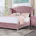 Zohar Bed Black & Pink - Orlando Furniture Outlet (Casselberry,FL)