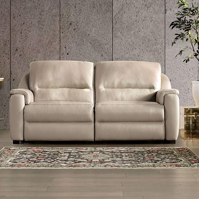 ALTAMURA Power Loveseat, Gray & Beige - Orlando Furniture Outlet (Casselberry,FL)