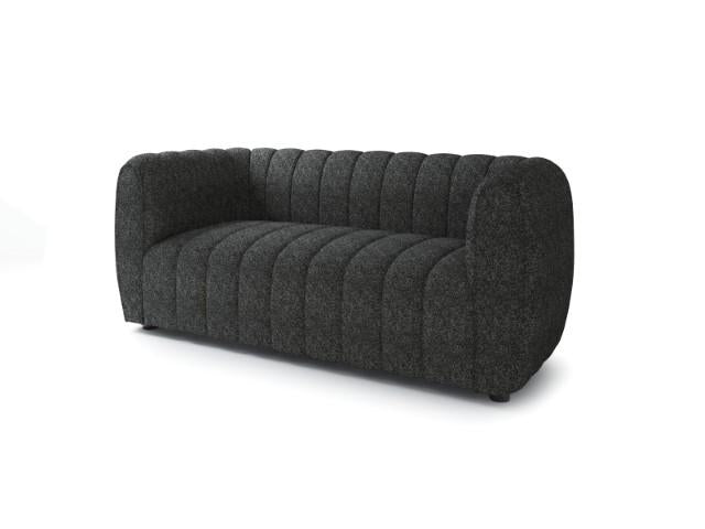 AVERSA Loveseat, Black, Gray, & White - Orlando Furniture Outlet (Casselberry,FL)
