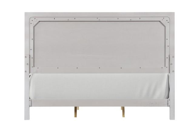 Crowthorne E.King & Queen Bed Grey & White - Orlando Furniture Outlet (Casselberry,FL)