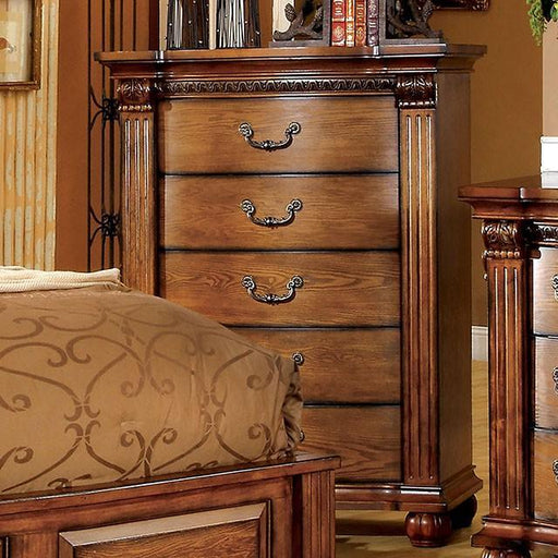 Bellagrand Antique Tobacco Oak Chest - Orlando Furniture Outlet (Casselberry,FL)