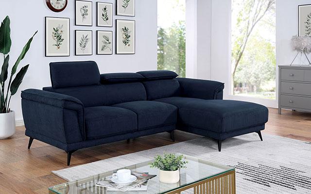NAPANEE Sectional, Navy - Orlando Furniture Outlet (Casselberry,FL)
