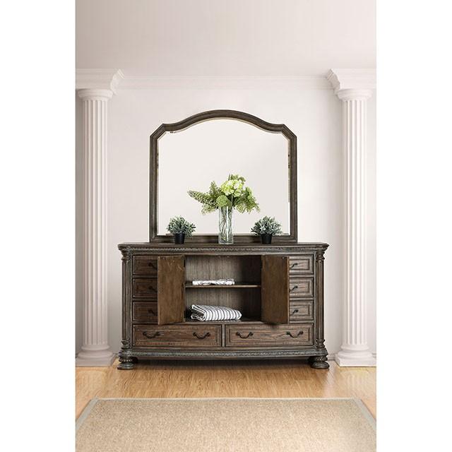 Persephone Rustic Natural Tone Mirror - Orlando Furniture Outlet (Casselberry,FL)
