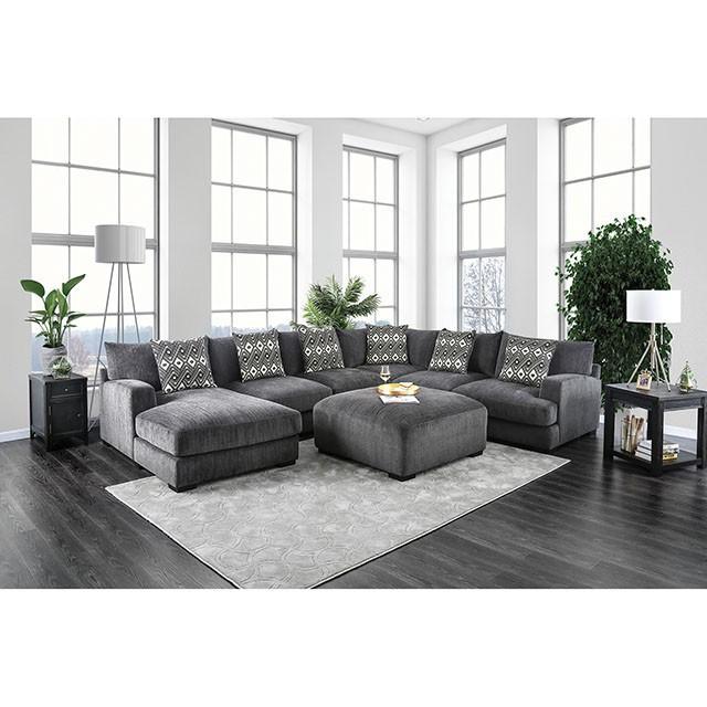 Kaylee Gray U-Shaped Sectional - Orlando Furniture Outlet (Casselberry,FL)