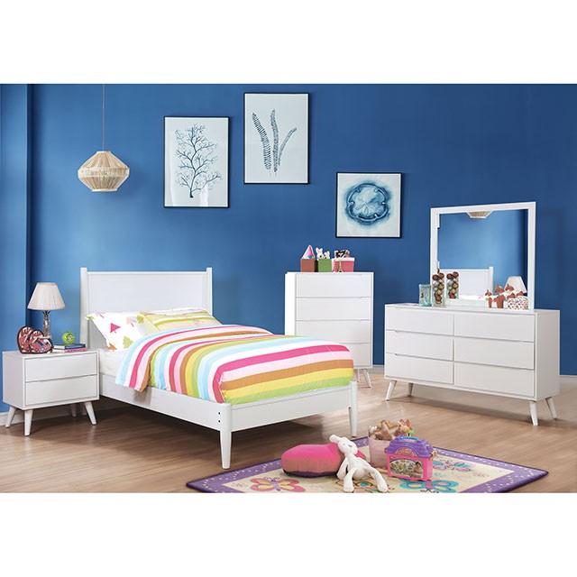 LENNART II White Night Stand - Orlando Furniture Outlet (Casselberry,FL)