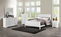 Louis Philippe Full Bed Expresso & White - Orlando Furniture Outlet (Casselberry,FL)