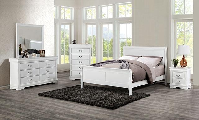 Louis Philippe Dresser White - Orlando Furniture Outlet (Casselberry,FL)