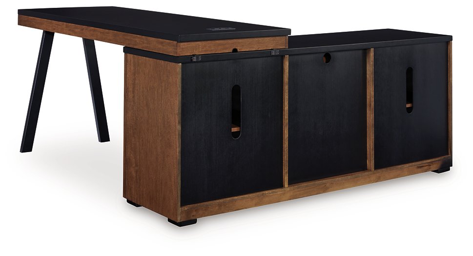 Kallari Credenza with Desk Return - Orlando Furniture Outlet (Casselberry,FL)