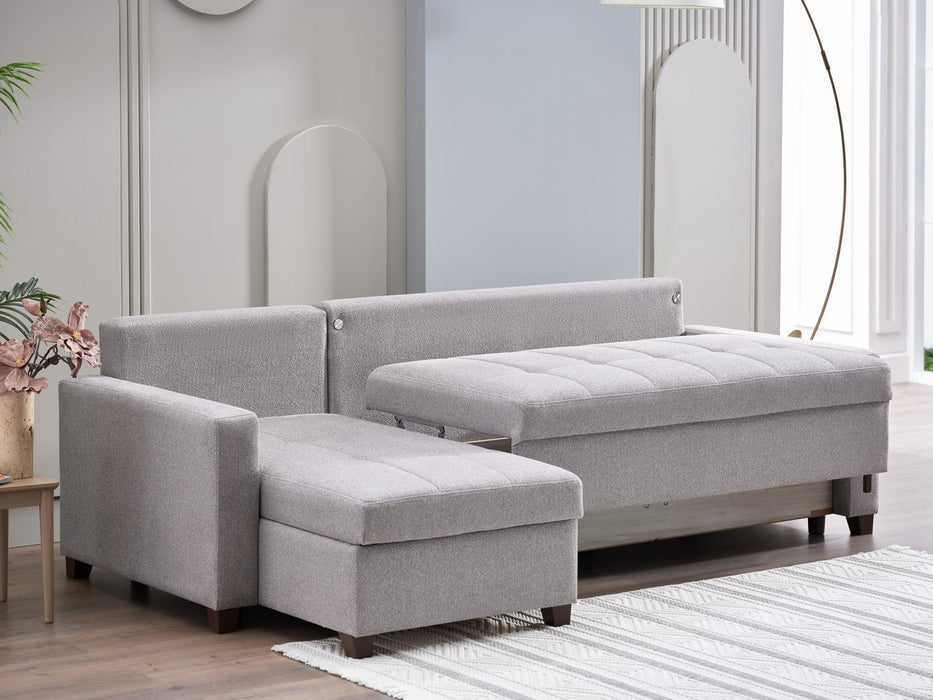 Mocca Sleeper Sectional Sofa