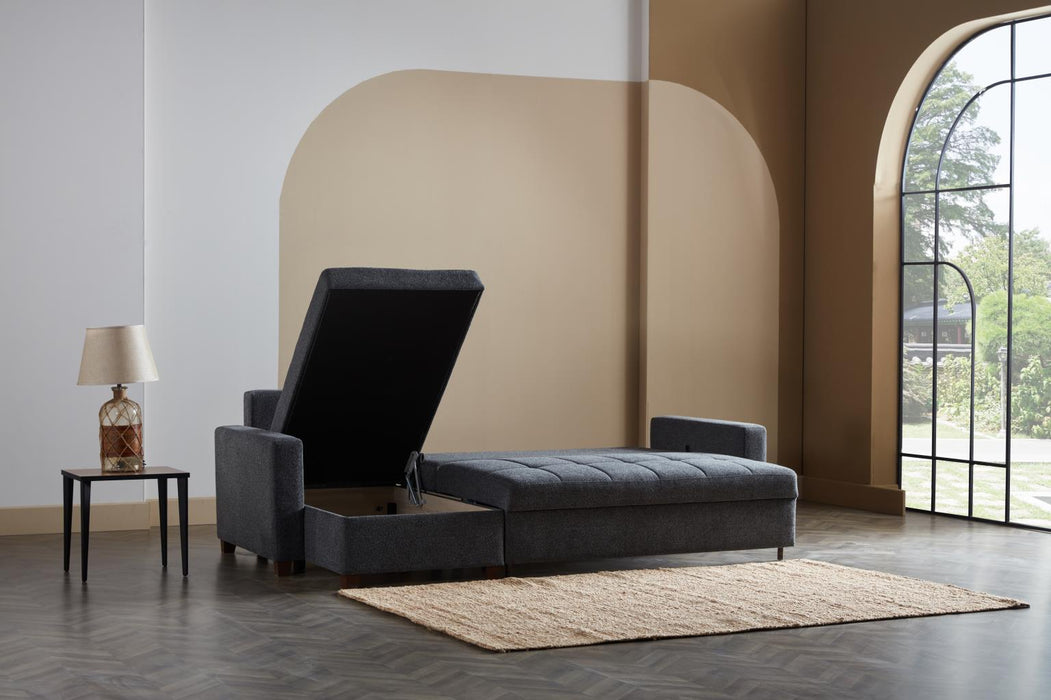Mocca Sleeper Sectional Sofa
