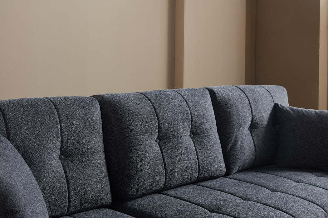 Mocca Sleeper Sectional Sofa