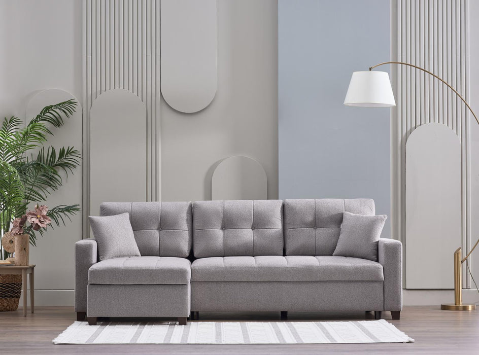 Mocca Sleeper Sectional Sofa