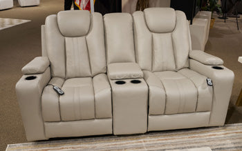 Elevate Edges Glider Reclining Loveseat with Console - Orlando Furniture Outlet (Casselberry,FL)
