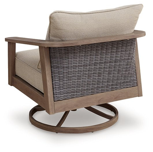 Harmony Headlands Outdoor Swivel Lounge with Cushion - Orlando Furniture Outlet (Casselberry,FL)