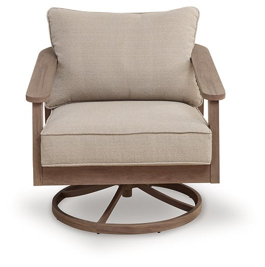 Harmony Headlands Outdoor Swivel Lounge with Cushion - Orlando Furniture Outlet (Casselberry,FL)