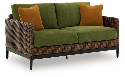 Horizon Hall Outdoor Loveseat with Cushion - Orlando Furniture Outlet (Casselberry,FL)