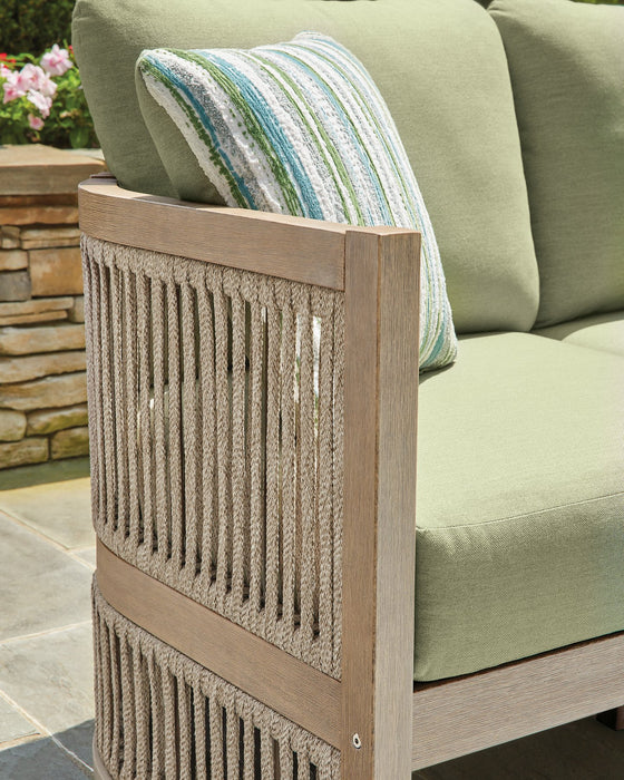 Serena Shores Outdoor Sofa with Cushion - Orlando Furniture Outlet (Casselberry,FL)