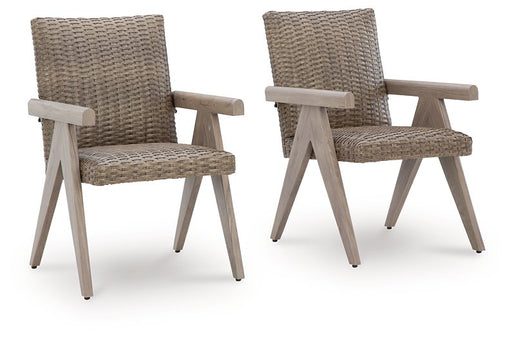 Cliff Trails Outdoor Arm Chair (Set of 2) - Orlando Furniture Outlet (Casselberry,FL)