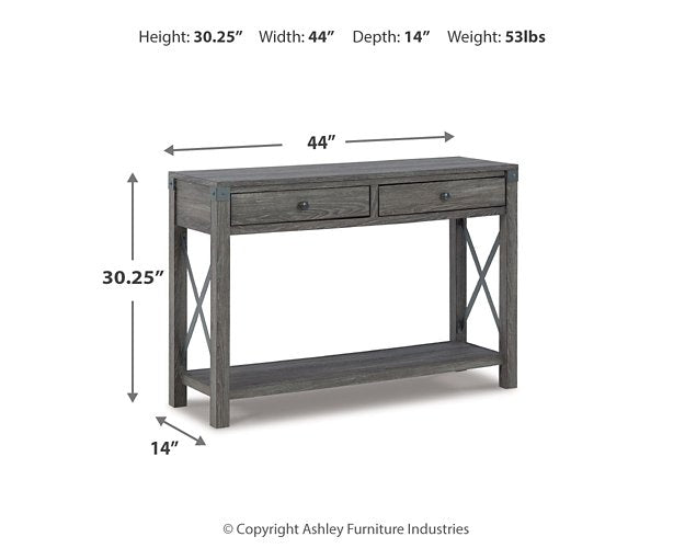 Freedan Sofa/Console Table - Orlando Furniture Outlet (Casselberry,FL)