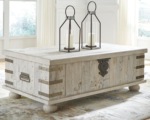 Carynhurst Coffee Table with Lift Top - Orlando Furniture Outlet (Casselberry,FL)