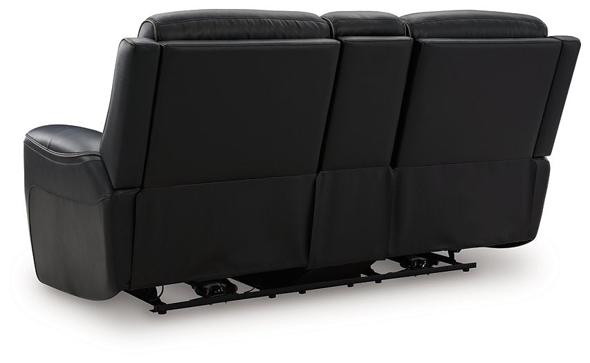 5Z-Comfort Power Reclining Loveseat with Console - Orlando Furniture Outlet (Casselberry,FL)